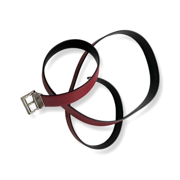 Prada red thin leather belt size 40 - Picture 1 of 4